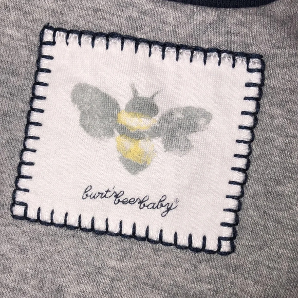 Burt’s Bees Baby 0-3 months organic cotton onesie - Picture 3 of 5